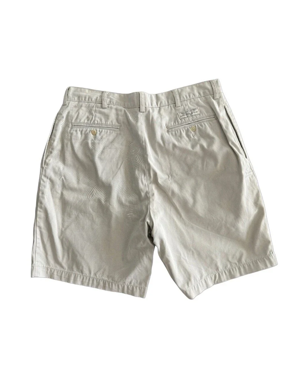 Polo Ralph Lauren Tyler Pleated Chino Shorts Men’s 35 Classic Fit Khaki